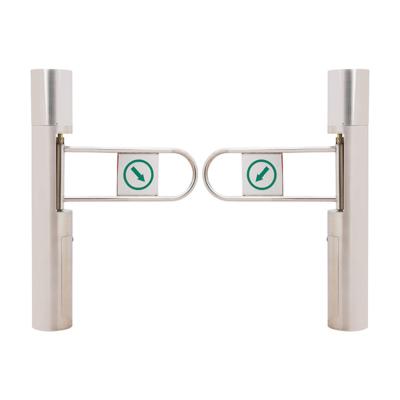 China Smart Swing Barrier Turnstile Gate Support Barcode ID / IC Card for sale