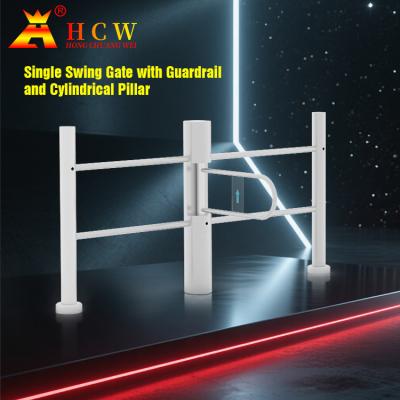 China Lezer Swing Barrier Turnstile 300800mm van het taille de Hoge QR Code Ingangsbreedte Te koop