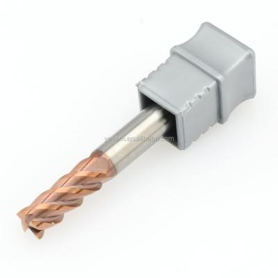 China High Quality Tungsten Cobalt Alloy CGS 600S 6X6X50L 68HRC 5000RPM Square End Mill For High Speed And High Hard Cutting for sale