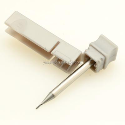 China CGS 600G 1X4X50L 25000RPM High Speed Cut 4 Teeth Solid Carbide End Mill For Steel Under 55HRC for sale