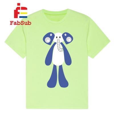 China 2022 New Design Breathable Summer Cute Cartoon Kids T-shirts Girls Cotton Animal Print Soft Comfortable Shorts Sheaths Tees for sale