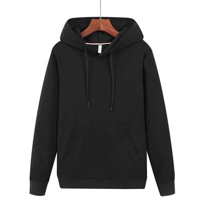 China Anti-Shrink Custom Design 100% Cotton Sweatshirt Men Gym Fitness Wear Long Sleeve Plain Heavy Pullover Hoodies for sale