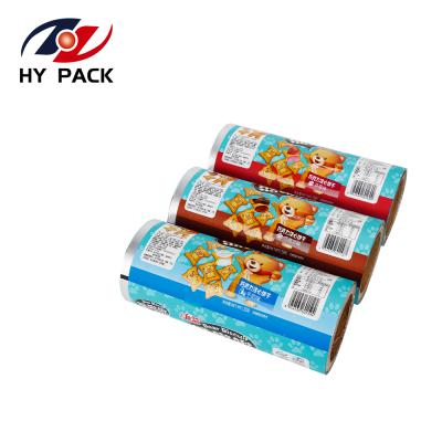 China Snack HY PACK Good Quality Plastic Roll Film Of PVC Shrink Sleeves Flexible Packaging for sale