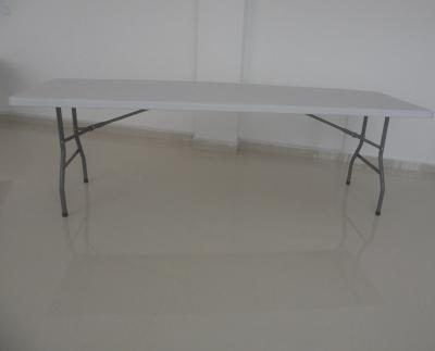 China Easy Carrying 8 Seater Banquet Table Wedding Regular 8 Ft Folding Table Round Cheap Wholesale For Sale Plegable Easel for sale