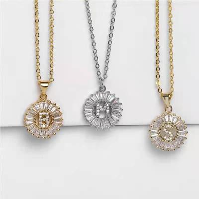 China HOT TRENDY Women's Necklace Letters Style 26 Fashion Necklace Pendant Jewelry for sale
