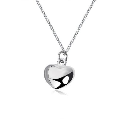 China Korea Style Heart Necklace Simple Pendant Heart Shaped Necklace Personalized Necklace for sale