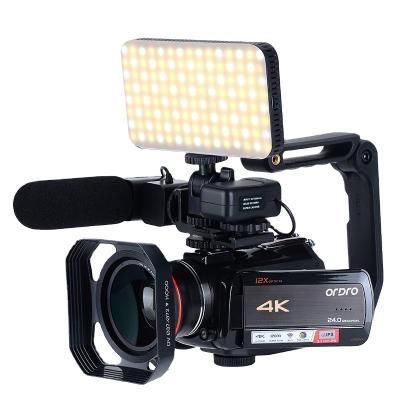 China About 5MP AC5 UHD Camcorder 12X Zoom 4K Optical Camera Live Streaming Professional Video Camera for sale