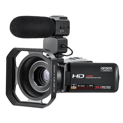 China About 8MP ORDRO Z20 Digital Video Camera With Recorder Full Support Wifi Camcorder IPS Touch Screen Hd External Mic&Led Light for sale