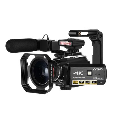 China About Hot Sale Amazon ODM 4K Vlog Video Camera IR Night Vision Camcorder OEM 13MP For Vlog for sale