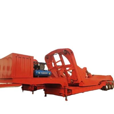 China Rotary Truck Trailer Wind Power Blade 360 Lift Carrier Wind Power Equipment Bottom Bed Trailer for sale