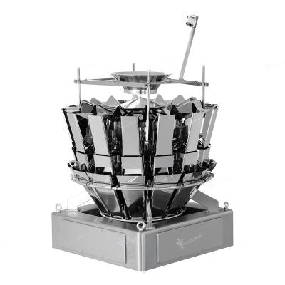 China Food High Speed 4 Generation 10 Heads Weighing Weighing Filling Machine Multi Head Weigher for sale