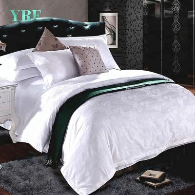 China YRF Disposable Wholesale Satin Flocked Hotel Bedding Sets Decorative Hotel Bed Runner for sale