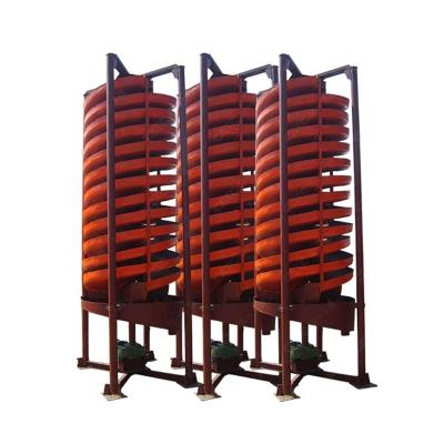 China energy & Gold Ore Mining Mineral Copper Concentrator Processing Plant , Gold Mining Gravity Spiral Chute for sale