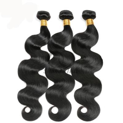 China Natural Black Body Wave Remy Human Hair Bundles Sew In Weave Bundles Brazilian Bundle Deals for sale
