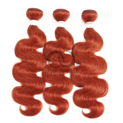 China Ginger Orange Body Wave Remy Human Hair Bundles Sew In Weave Bundles Brazilian Bundle Deals for sale