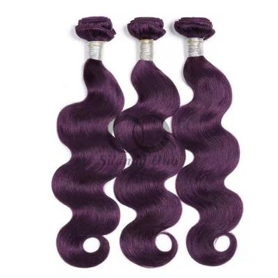 China Purple Body Wave Remy Human Hair Bundles Sew In Weave Bundles Brazilian Bundle Deals for sale