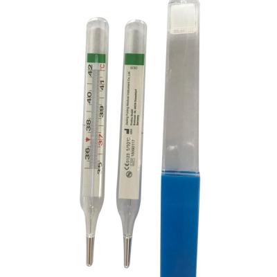China Memory Function M.L No Mercury Gallium Glass Tube Human Thermometer for Home Hospital for sale