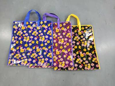China Eco Friendly Customized Shopping Bags With Gravure Printed Zipper Closure for sale