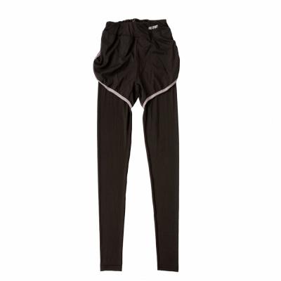 China Polyester-athletische Sportkleidungs-Yoga-Hosen-Damen 70% Polyamid-21% zu verkaufen