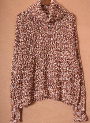China Schildkrötenhals Damen-langes Strickjacken-Kleid zu verkaufen