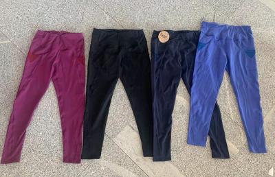 China Der Yaga der hohen Aufstiegs-Frauen keucht 87% Nylon-13% Spandex-Damen-Yoga-Gamaschen zu verkaufen