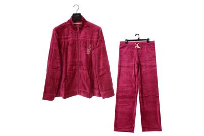 China Polyester das 80% Velour-der modernen rüttelnden Klagen-Frauen Baumwolle20% zu verkaufen