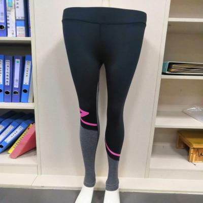 China Polyester 10% tägliche zufällige der Yoga-Gamaschen-hohes Taillen-90% elastisch zu verkaufen