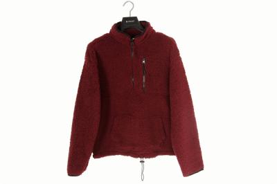 China Reißverschluss-zufälliges Pullover-Kleid 100% des Damen-Polyester-1/4 zu verkaufen