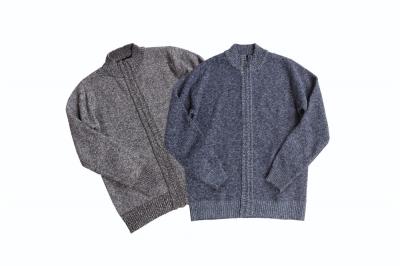 China Stockpapa männliche zufällige machen oben Schildkrötenhalsstrickjacke Reißverschluss zu zu verkaufen