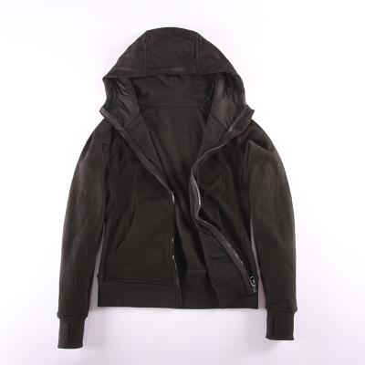 China Polyester-Damen-zufällige Reißverschluss-Kapuzenpullis S M L XL 56% Baumwolle44% zu verkaufen