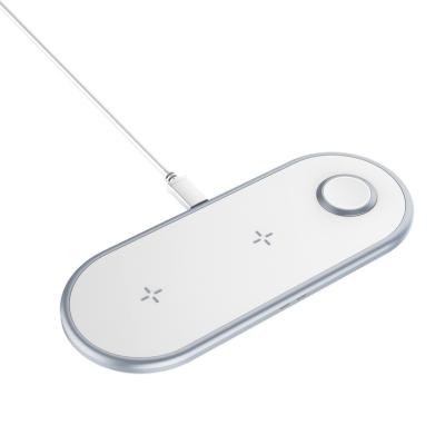 China 15W Universal 3in1 Pad QI Pad High Speed Fast Charging Wireless Panel For iPhone 12 11 x i Watch Wireless Charging Station for sale