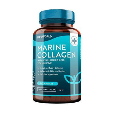 China Glutathione Collagen Capsule Supplements , Vitamin C Marine Collagen Peptide Capsule for sale