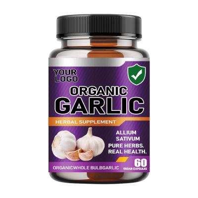 China Garlic Oil Capsules Wholesale 500mg Best Herbal Supplement Garlic Oil Soft Gel Capsules For Heart Health for sale
