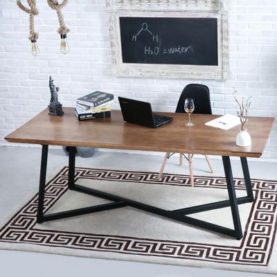 China (Other)Wholesale Adjustable Home Rustic Wooden Living Room Furniture Rectangle Design Center Coffee Table With Metal Leg for sale