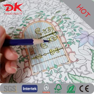 China Comic personalized high quality cheap adult coloring books with comic in japan for sale
