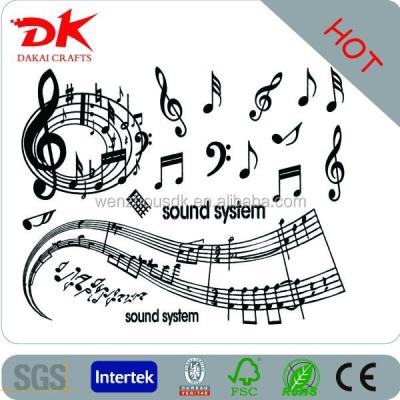 China Temporary music score tattoo sticker face tattoo / body sticker for sale