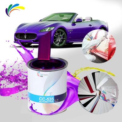 Chine Vente en gros de peinture de voiture violette 2K Top Coat Refinish Peinture pour réparation automobile à vendre
