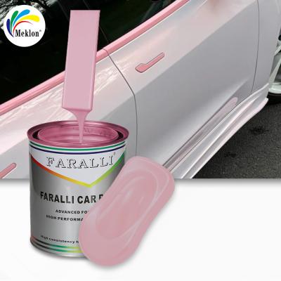 Chine Interférence hautement responsable Couleur perle rouge 1Lx12 Peinture de voiture Basecoat pour pulvérisation à vendre