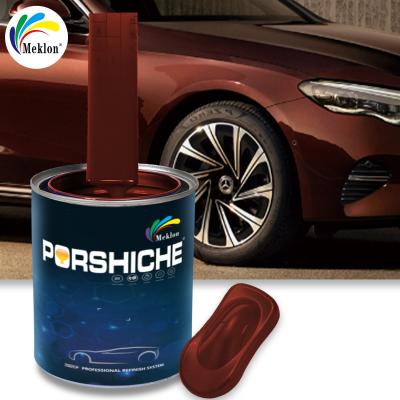 Cina Acrilico 1K 2K Color Rosso Spray Corpo Auto Color Metallico Automotive Vernice Supplier Top Coat in vendita