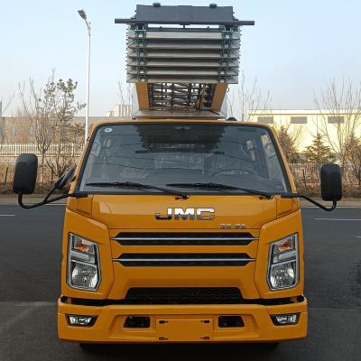 China < Heavy Duty Mounted Lifting Aluminum Foldable Aerial Work Platform Ladder Work Platform; 4L for sale