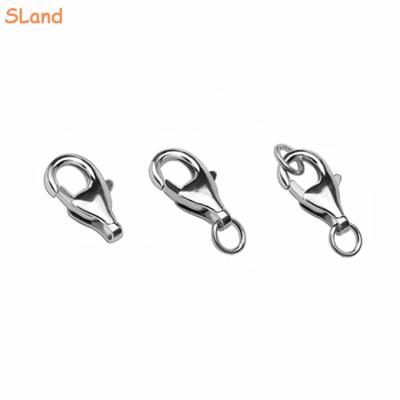 China Online Wholesale Solid 925 Sterling Silver Sland Jewelry Maker 925 Sterling Silver Lobster Clasps For Jewelry Making DIY Findings for sale