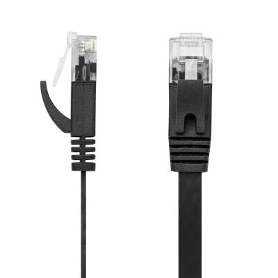 China For Ethernet Network Communication Cable High Speed Flat Flat Cat6 Patch Cable 1ft 3ft 5ft 10ft Flat Cat6 Lan Cable for sale