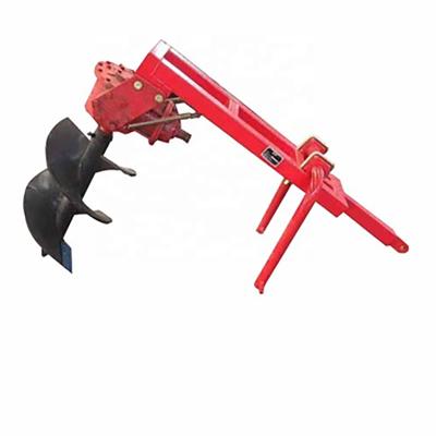 China China Farms In The Earth Auger Hydraulic Earth Auger Drill Rig With Hand Stand for sale