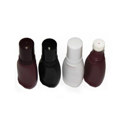 China Eco - Friendly Liquid Empty Shoe Polish Bottle With Sponge for sale