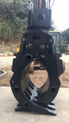 China Excavator Rotating Hydraulic Steel Grab Which Durable ISO9001 Certification for sale