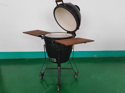 China 21.5inch Ceramic BBQ Grill Kamado, BBQ, Bamboo Handle, AL top vent for sale