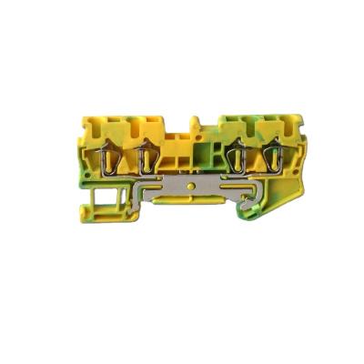 China Hord ST-2.5 Car Used Tin Plating Two Colors Ground Contact Terminal PE Material With Plastic Screw Terminal Block ST-2.5 for sale