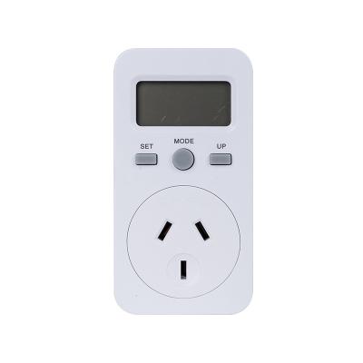 China Power EU AU FR BR LCD Power Energy Consumption Monitor Meter Testing Current-Voltage Socket for sale