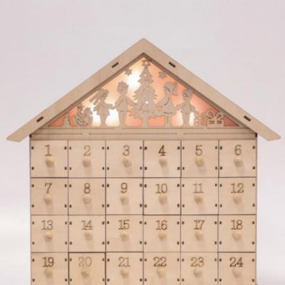 China Table Calendar Kids Christmas Advent Calendar Boxes With Drawers for sale