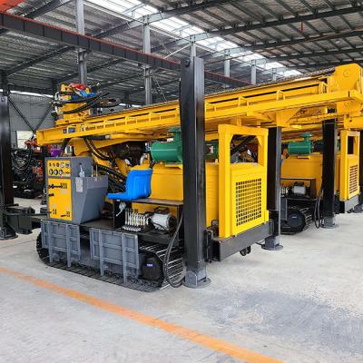 China Construction works Hydraulic Mud Pump and Air Compressor Borehole Water Well Drilling Rig Machine for sale